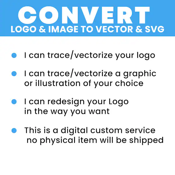 Convert logo to vector service for editable vector logo files