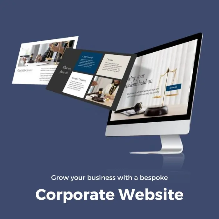 Corporate website development service for company website creation
