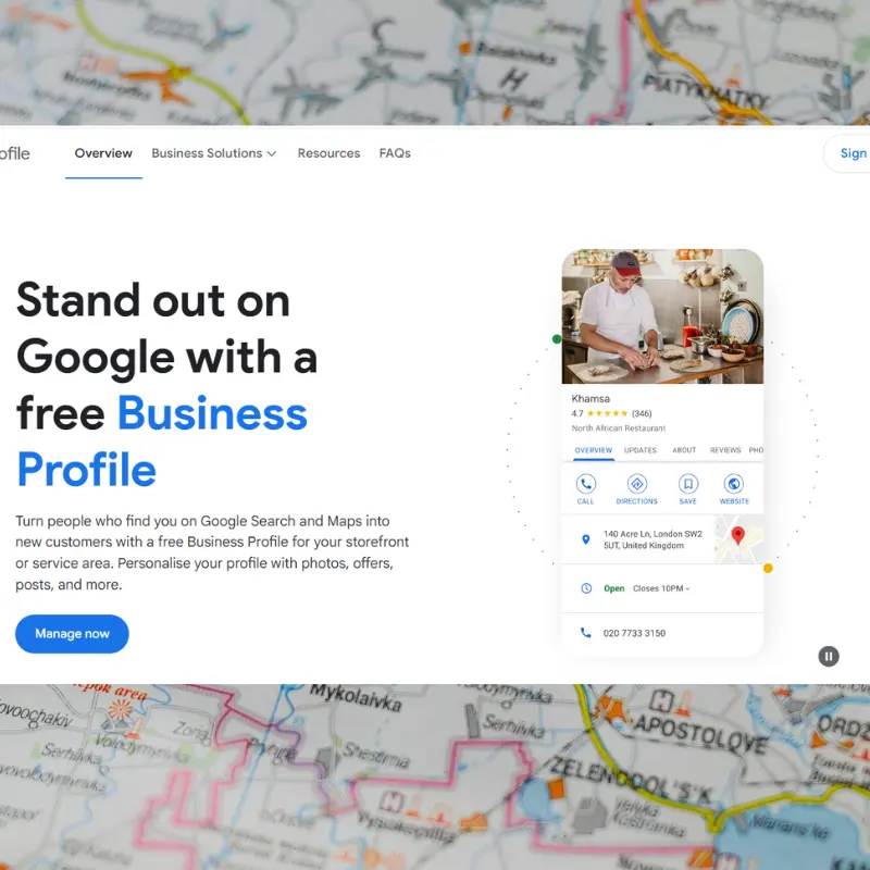Google local business listing service for complete listing management