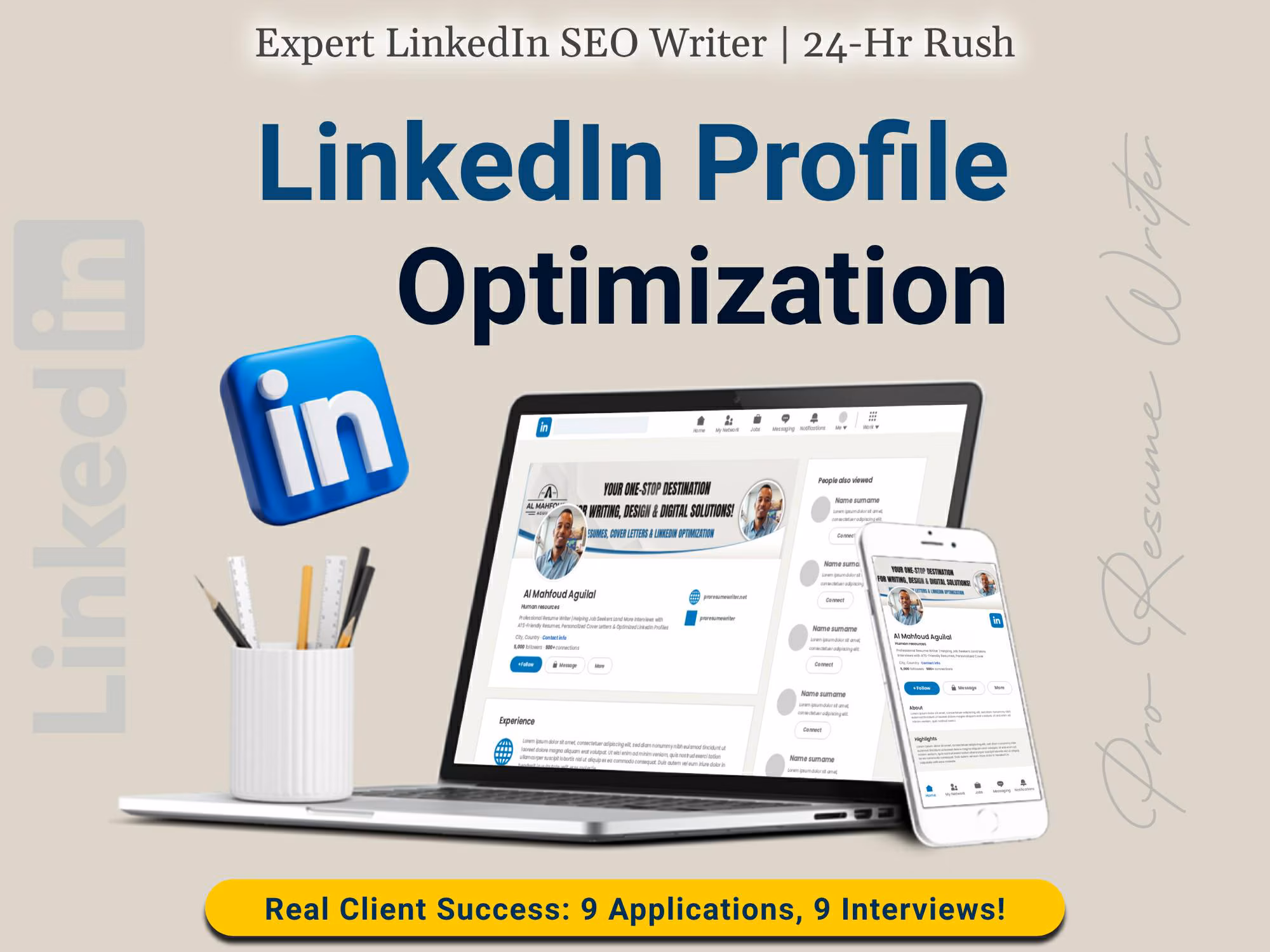 LinkedIn Profile Writing, Creation & Optimization Services