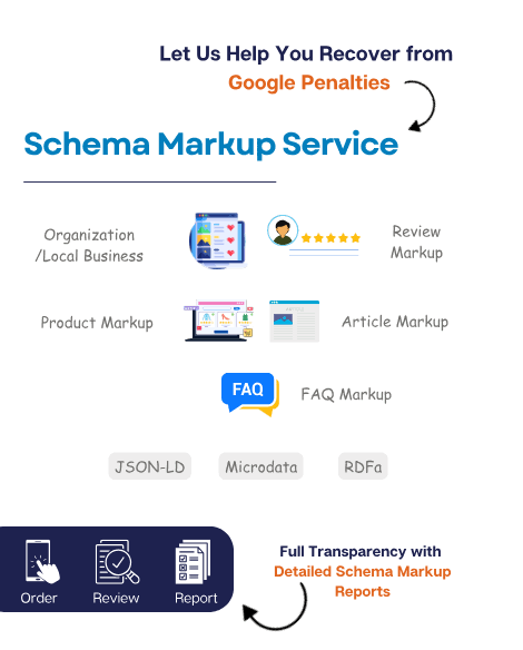 Schema markup error fix service for structured data issues